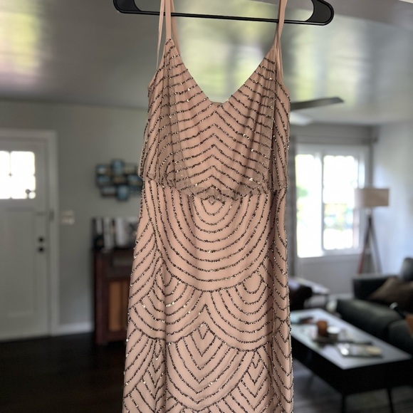 Adrianna Papell Cocktail Bridesmaids Dress - Picture 5 of 8